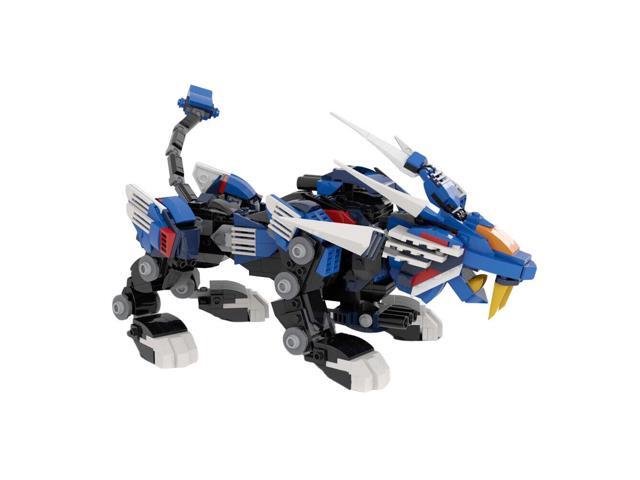 ZITIANYOUBUILD Lion and Tiger Mechanical Monsters Model Mechanical Animal 653 Pieces MOC