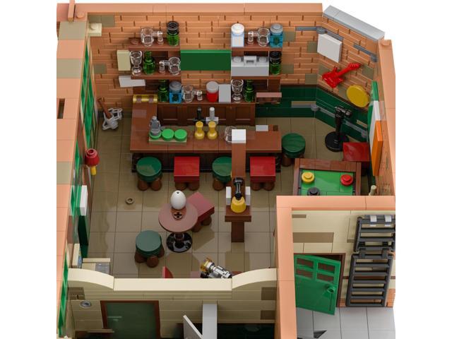 ZITIANYOUBUILD Modular Pub The Worst Bar with Interior Building Toys Set 2541 Pieces MOC
