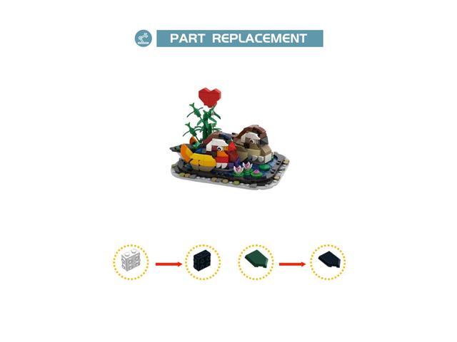 ZITIANYOUBUILD Yuanyang Lovebirds Model 532 Pieces Buiding Kit for the Valentine MOC