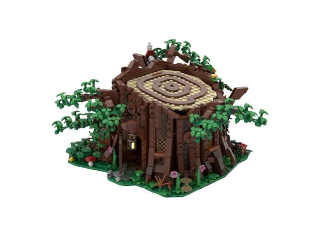 ZITIANYOUBUILD Cottage Hut Treehouse Tree House Model 1383 Pieces Building Toys Set MOC