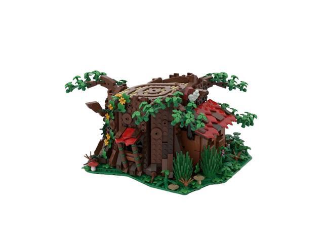 ZITIANYOUBUILD Cottage Hut Treehouse Tree House Model 1383 Pieces Building Toys Set MOC