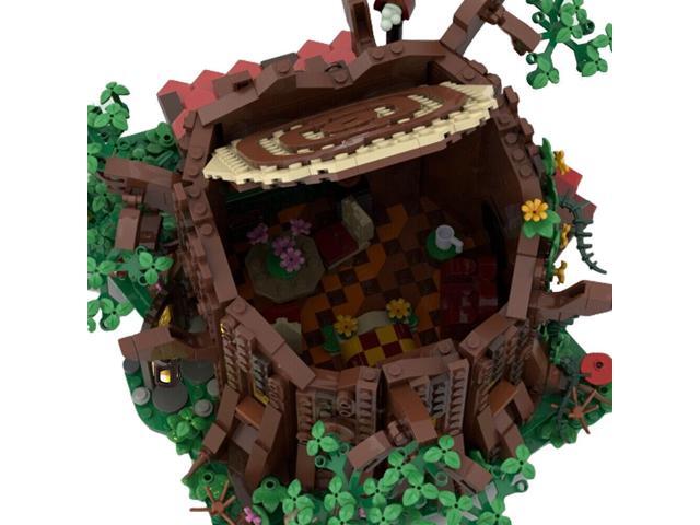 ZITIANYOUBUILD Cottage Hut Treehouse Tree House Model 1383 Pieces Building Toys Set MOC