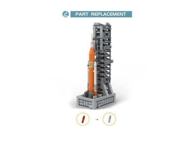 ZITIANYOUBUILD Launch Tower / Launch Pad with Rocket / Launch Vehicle 437 Pieces MOC