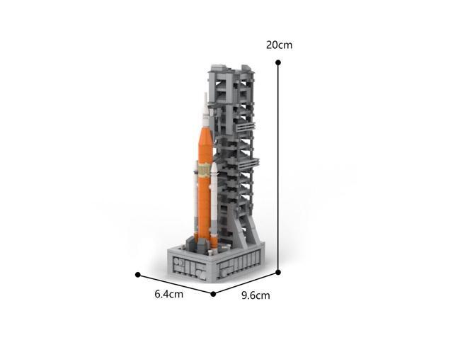 ZITIANYOUBUILD Launch Tower / Launch Pad with Rocket / Launch Vehicle 437 Pieces MOC