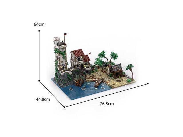 ZITIANYOUBUILD Port Sauvage: The Cursed Beach / Fortres Model 8104 Picecs Toys Set MOC