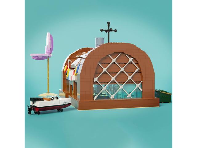 ZITIANYOUBUILD Underwater Restaurant Toys Set 3458 Pieces for Collection MOC