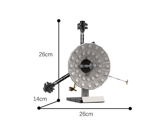 ZITIANYOUBUILD MOC-71153 NASA Pioneer 10 - 11 Pioneer 10 & Pioneer 11 Spacecraft 1 12 Scale 1543 Pieces 100% Compatible with LEGO Brand New and...