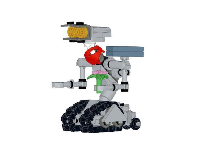 ZITIANYOUBUILD Johnny Number 5 Model with Track 91 Pieces Building Toys Building Set MOC