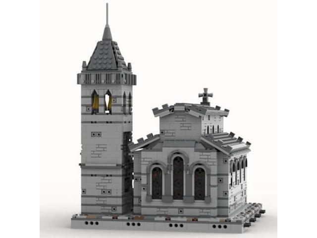 ZITIANYOUBUILD Medieval Church Modular Model 2085 with Interior Building Toys Set MOC