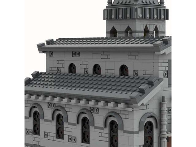 ZITIANYOUBUILD Medieval Church Modular Model 2085 with Interior Building Toys Set MOC