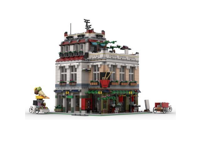 ZITIANYOUBUILD The Chinatown Office with Interior Modular Building 2431 Pieces MOC