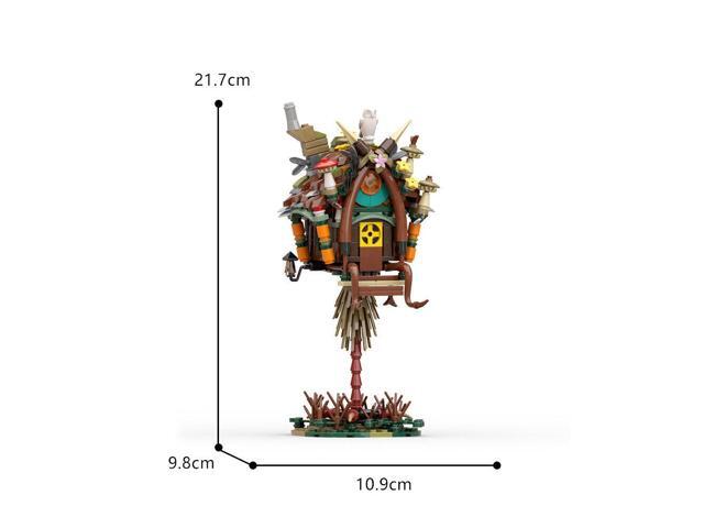 ZITIANYOUBUILD Forest Tree House Chicken Legs Hut Dioramas Featuring 354 Pieces MOC