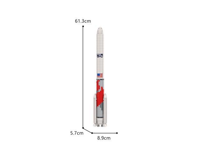 ZITIANYOUBUILD 1:110 Scale Two-stage-to-orbit Heavy-lift Launch Vehicle 1355 Pieces MOC