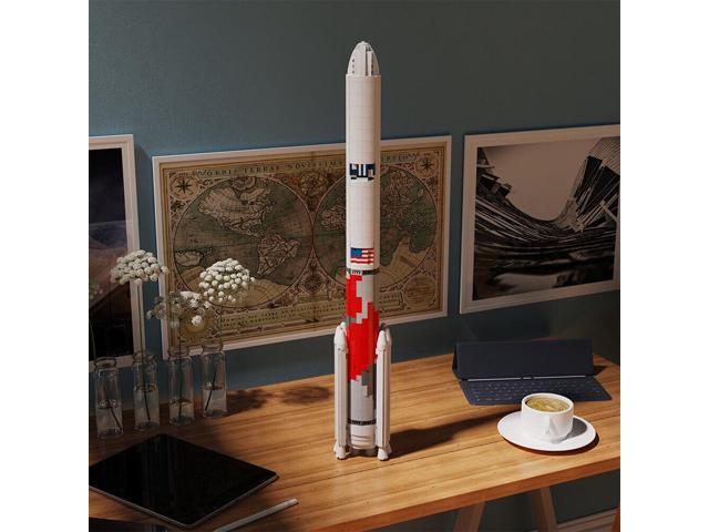 ZITIANYOUBUILD 1:110 Scale Two-stage-to-orbit Heavy-lift Launch Vehicle 1355 Pieces MOC