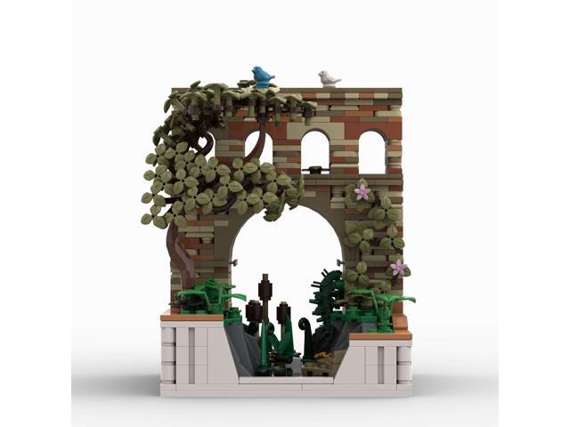 ZITIANYOUBUILD Roman Ancient Aqueduct for Roman Antique Series 1067 Pieces MOC