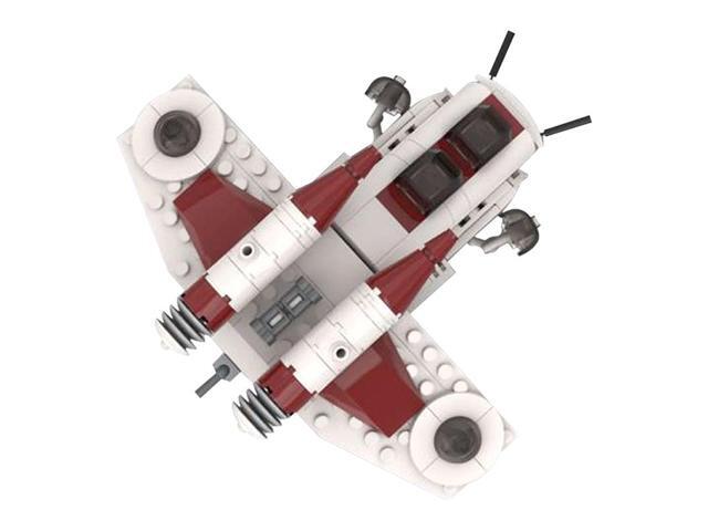 ZITIANYOUBUILD Ship Midi Scale LAAT/i from Movie 246 Pieces Building Toys Set MOC