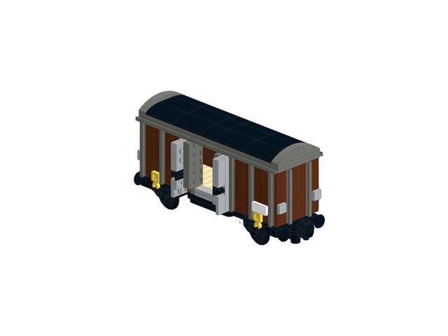 ZITIANYOUBUILD 4-Wheel Box Wagon Model 347 Pieces for 10277 Building Kit MOC