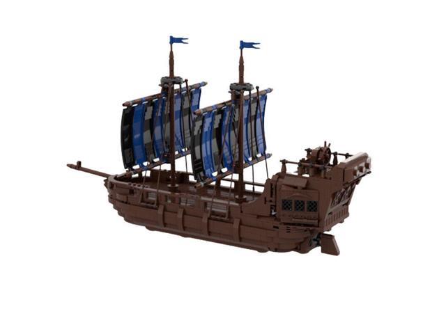 ZITIANYOUBUILD Medieval Style Ship Boat Pirate Ship Building Toys Set 1320 Pieces MOC