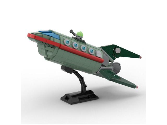 ZITIANYOUBUILD Spaceship Model with Stand Building Toys Kit 628 Pieces from Cartoon MOC
