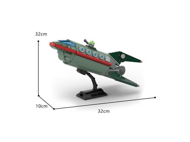 ZITIANYOUBUILD Spaceship Model with Stand Building Toys Kit 628 Pieces from Cartoon MOC