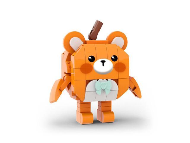ZITIANYOUBUILD Orange Bear from Video Game Gift for Kids 103 Pieces MOC