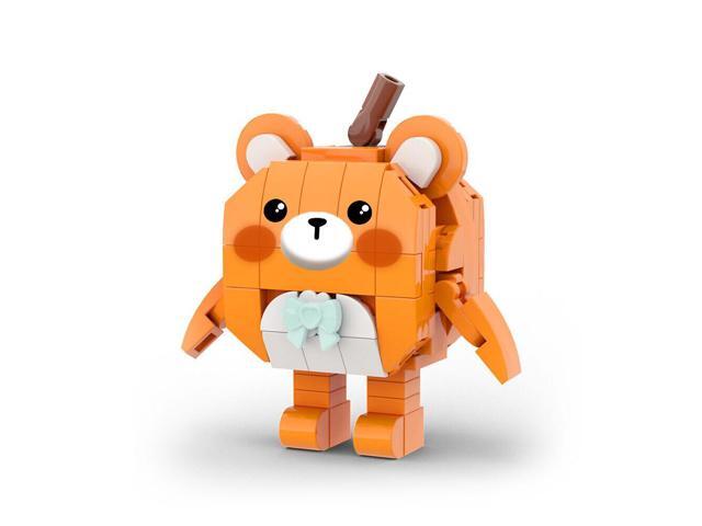 ZITIANYOUBUILD Orange Bear from Video Game Gift for Kids 103 Pieces MOC
