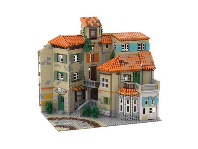 ZITIANYOUBUILD Italian-style Mansion Corner Mansion 3365 Pieces Modular Building MOC