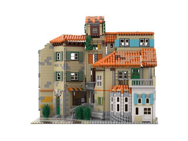 ZITIANYOUBUILD Italian-style Mansion Corner Mansion 3365 Pieces Modular Building MOC