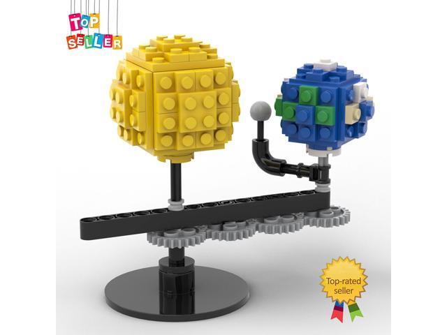 ZITIANYOUBUILD Mini Earth and Sun Model World Creative Model Kit Building Toys Set MOC