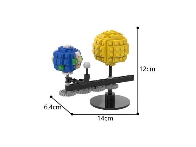 ZITIANYOUBUILD Mini Earth and Sun Model World Creative Model Kit Building Toys Set MOC