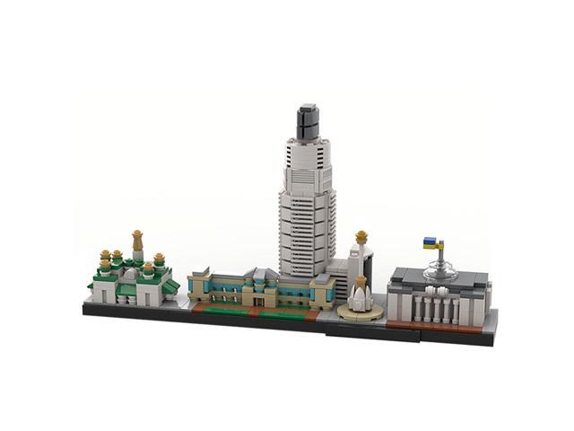 ZITIANYOUBUILD Kyiv (Kiev) Skyline Architecture Model 569 Pieces Building Toys Set MOC