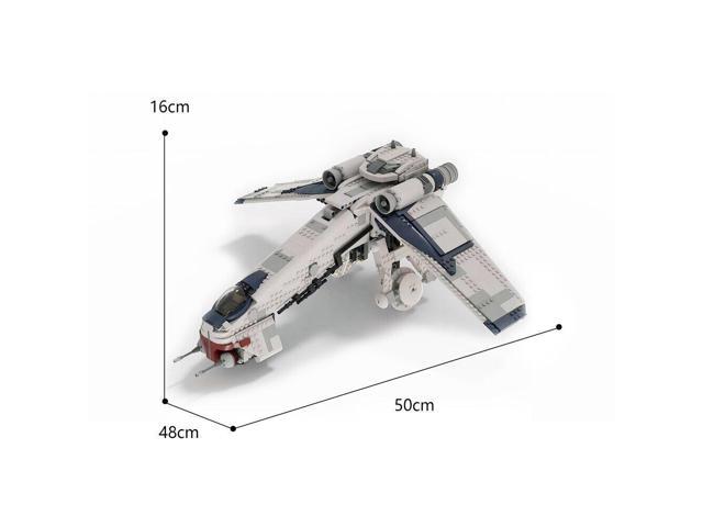 ZITIANYOUBUILD Republic Dropship V2 1307 Pieces for 75337 and 75019 Building Kit MOC