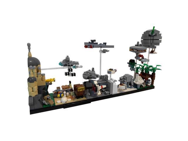 ZITIANYOUBUILD Skyline Architecture with HOTH, TATOOINE, NABOO 788 Pieces MOC