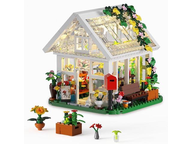 ZITIANYOUBUILD Modular Flower House with LED Lighting Kit Original Box 598 Pieces MOC