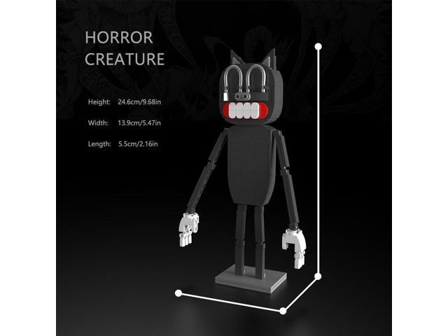 ZITIANYOUBUILD Cartoon Cat Model Horror Creature 197 Pieces Building Toys MOC