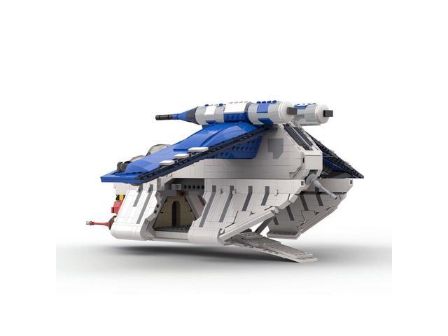 ZITIANYOUBUILD Low Assault Altitude Transport LAAT Muunilinst 10 Ship 1630 Pieces MOC