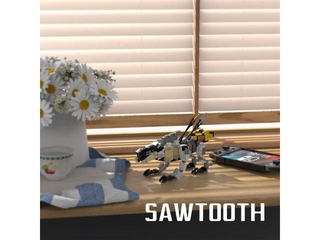 ZITIANYOUBUILD Sawtooth Machine Game Monster Model from Adventure Game 464 Pieces MOC