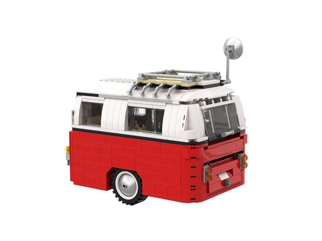 ZITIANYOUBUILD Caravan Trailer for 10220 T1 Camper Van Bus Building Toys Set MOC