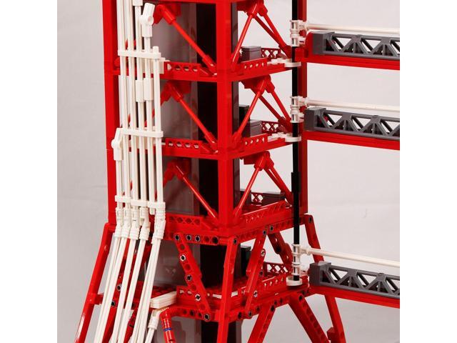 ZITIANYOUBUILD Red Saturn-V Launch Tower Model Building Toy 3292 Pieces Building Set MOC