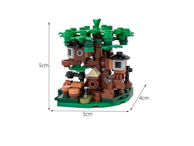 ZITIANYOUBUILD Micro Tree House Model Building Toys Set 104 Pieces Building Toys Set MOC