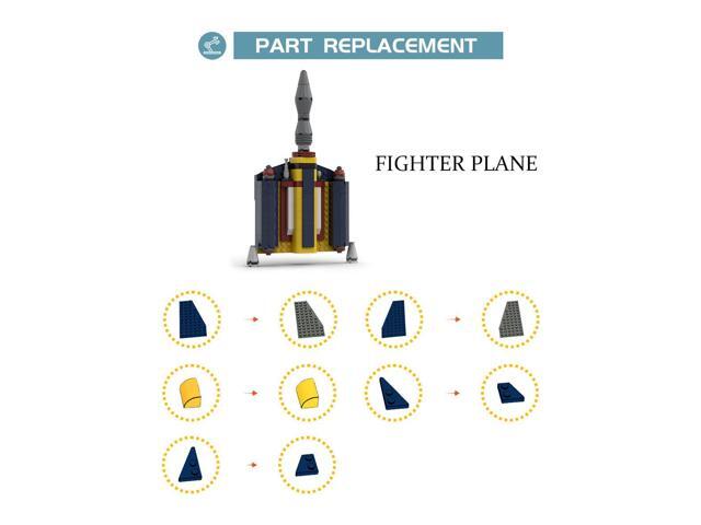 ZITIANYOUBUILD Jetpack Model 296 Pieces 100% Compatible Building Toys Set MOC