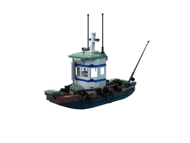 ZITIANYOUBUILD Old Fishing Store Boat Wrecked Shrimp Boat Toys Set 171 Building Set MOC
