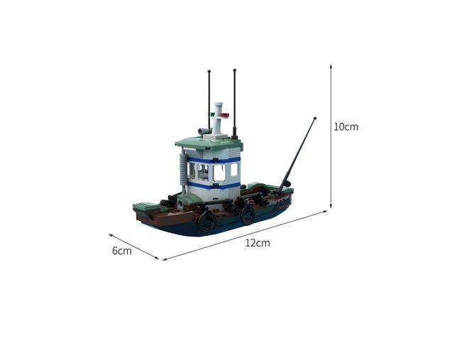 ZITIANYOUBUILD Old Fishing Store Boat Wrecked Shrimp Boat Toys Set 171 Building Set MOC