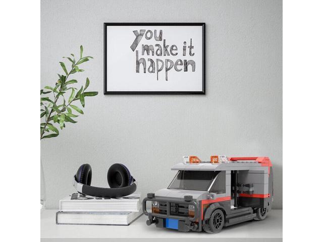 ZITIANYOUBUILD Mini Van Model with Interior 241 Pieces Building Toys Set from Movie MOC