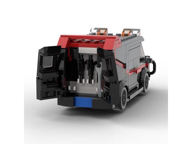 ZITIANYOUBUILD Mini Van Model with Interior 241 Pieces Building Toys Set from Movie MOC