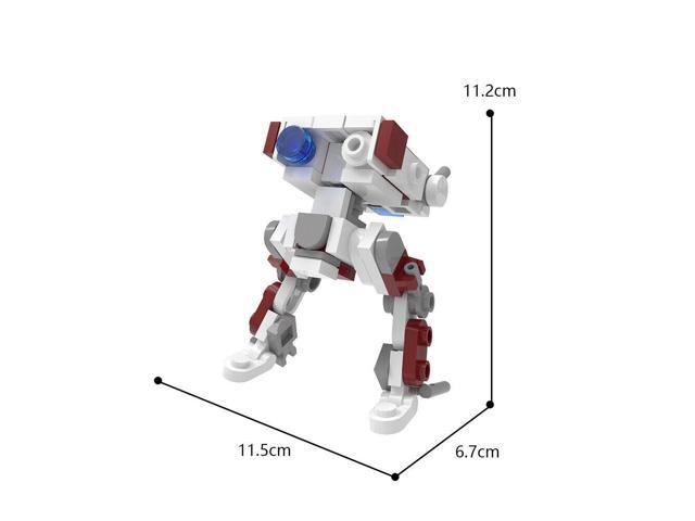 ZITIANYOUBUILD Micro Robot Model 73 Pieces from Sci-fi Movie Building Toys Set MOC