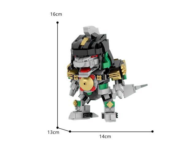 ZITIANYOUBUILD Dinosaurs Mech Dragon Robot Model from TV Show 405 Pieces MOC