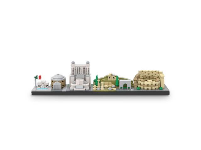 ZITIANYOUBUILD Rome Skyline Architecture Model 373 Pieces for Collection MOC