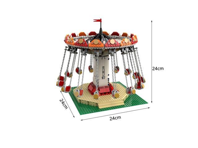 ZITIANYOUBUILD RC Swing Ride Carousel with Power Functions Motors Kits Building Toys MOC