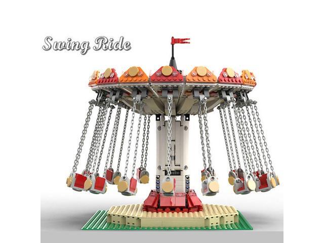 ZITIANYOUBUILD RC Swing Ride Carousel with Power Functions Motors Kits Building Toys MOC